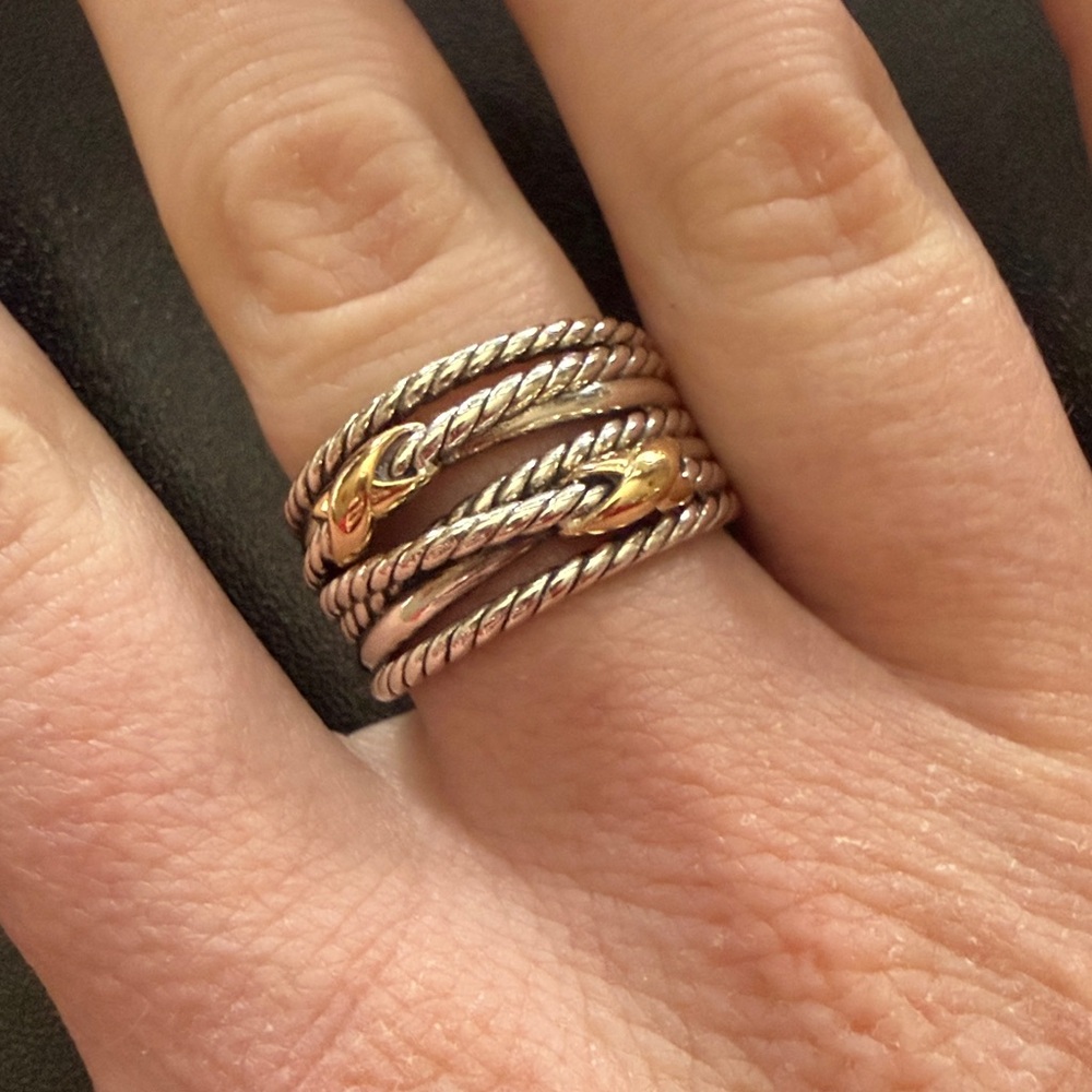 David Yurman Women’s Double X Crossover Ring